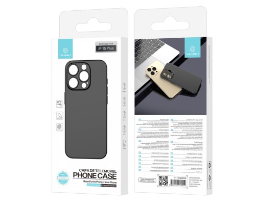 Iphone 15 Plus Capa De Telemovel Pp Slim Preto Iphone 15 Plus Capa De Telemovel Pp Slim Preto