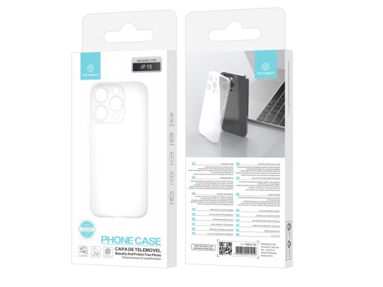 Iphone 15 Capa De Telemovel Pp Slim Branco Iphone 15 Capa De Telemovel Pp Slim Branco