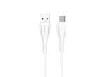 Cable USB Tipo C 1M 2.4A Blanco