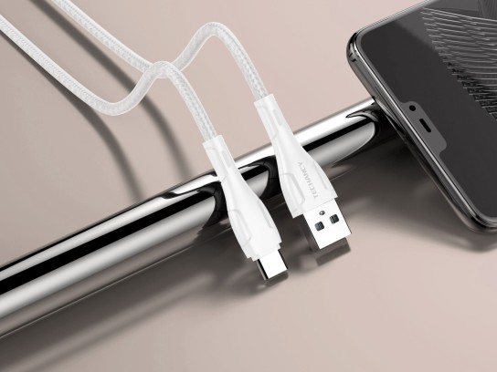 Usb Typ C Kabel 1M 2.4A Weiß Usb Typ C Kabel 1M 2.4A Weiß
