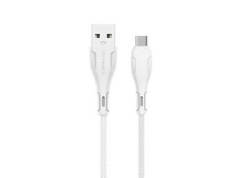 Cable USB Tipo C 1M 2.4A Blanco
