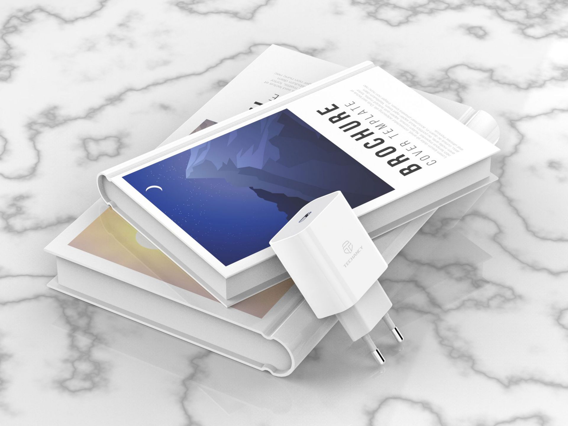 Cargador De Pared De Carga Rápida Usb C 20W Blanco Cargador De Pared De Carga Rápida Usb C 20W Blanco