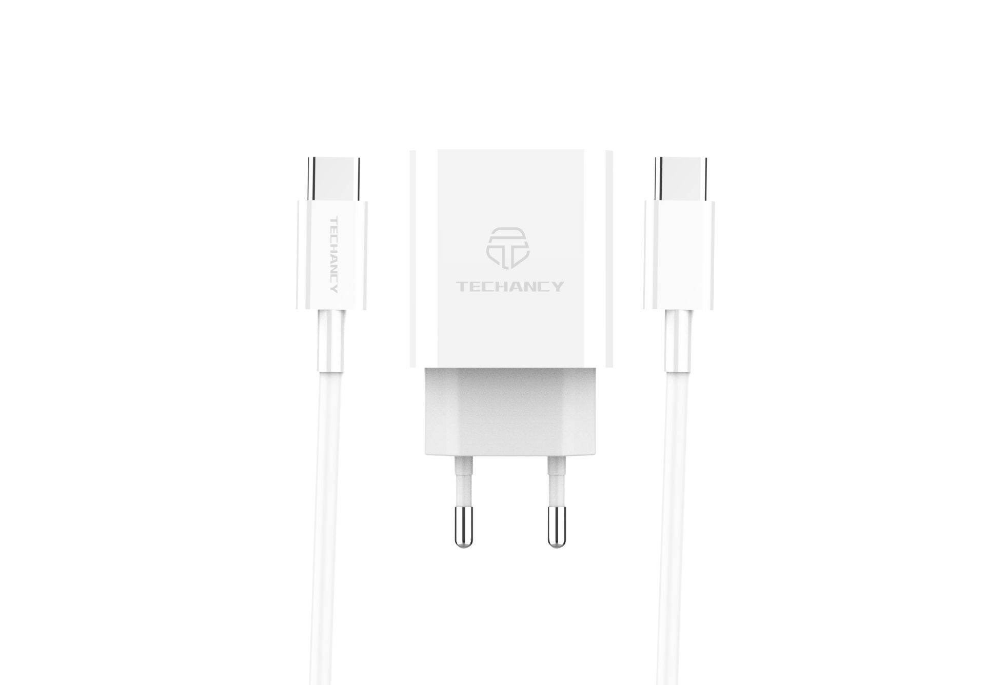 Wandladegerät 20W Usb C Schnellladung mit Typ-C Kabel Pd 60W 1M Weiß Wandladegerät 20W Usb C Schnellladung mit Typ-C Kabel Pd 60W 1M Weiß