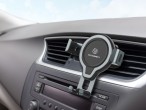 Supporto mobile a gravit per auto con gancio in metallo per la ventilazione, grigio