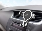 Gravity Mobile Car Holder With Metal Hook For Ventilation Black