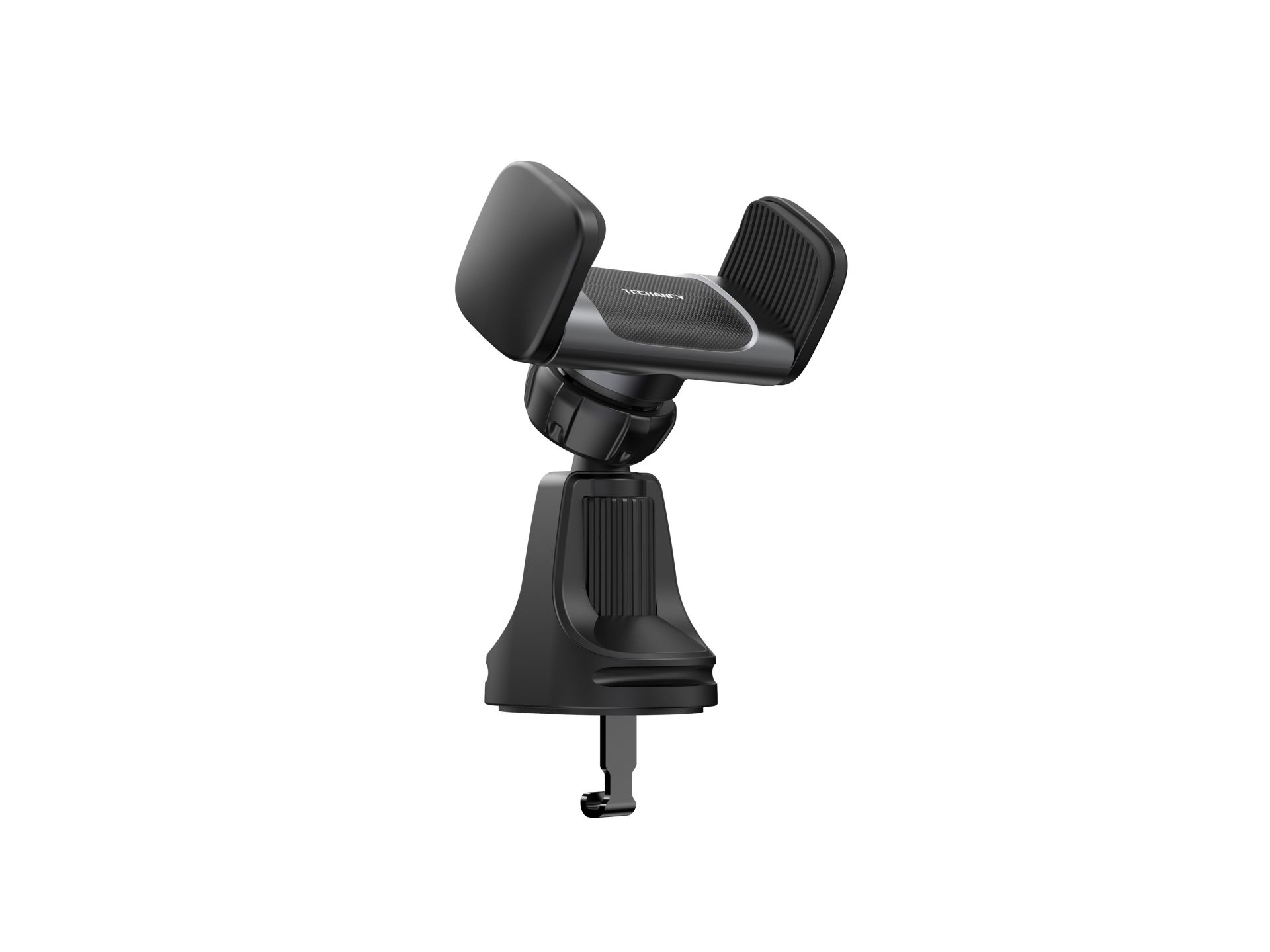 Techancy Mobile Car Holder, bocchetta d'aria con clip stabile aggiornata e rotazione a 360� Nero