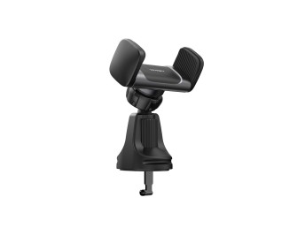 Techancy Mobile Car Holder, bocchetta d'aria con clip stabile aggiornata e rotazione a 360 Nero