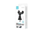 Techancy Mobile Car Holder, bocchetta d'aria con clip stabile aggiornata e rotazione a 360 Nero