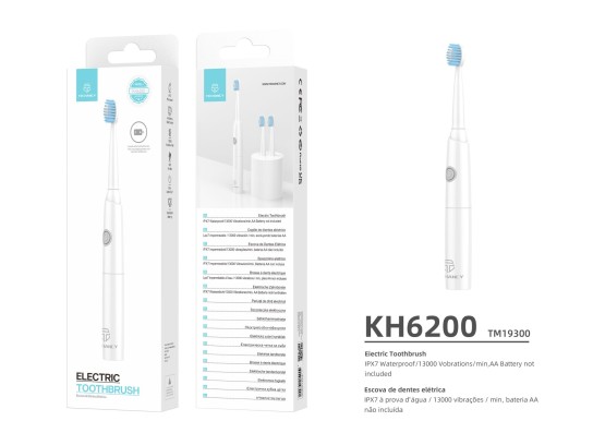Escova De Dentes Eletrica Pilha Branco