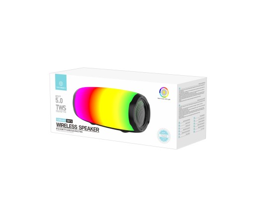 Techancy T36 Portable Wireless Speaker With Bluetooth And Integrated Battery Black Techancy T36 Portable Wireless Speaker With Bluetooth And Integrated Battery Black