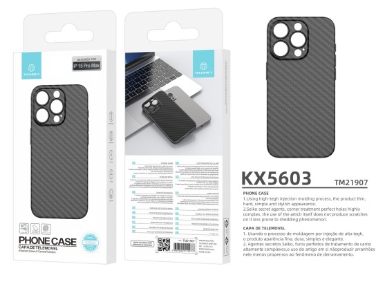 Iphone 15 Pro Max Mobile Phone Case Pp Slim Carbon Fibre Iphone 15 Pro Max Mobile Phone Case Pp Slim Carbon Fibre