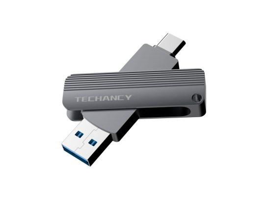 Techancy Flash-Laufwerk 64Gbusb 3.2 Dual Anschl�sse Typ-C und Typ-A