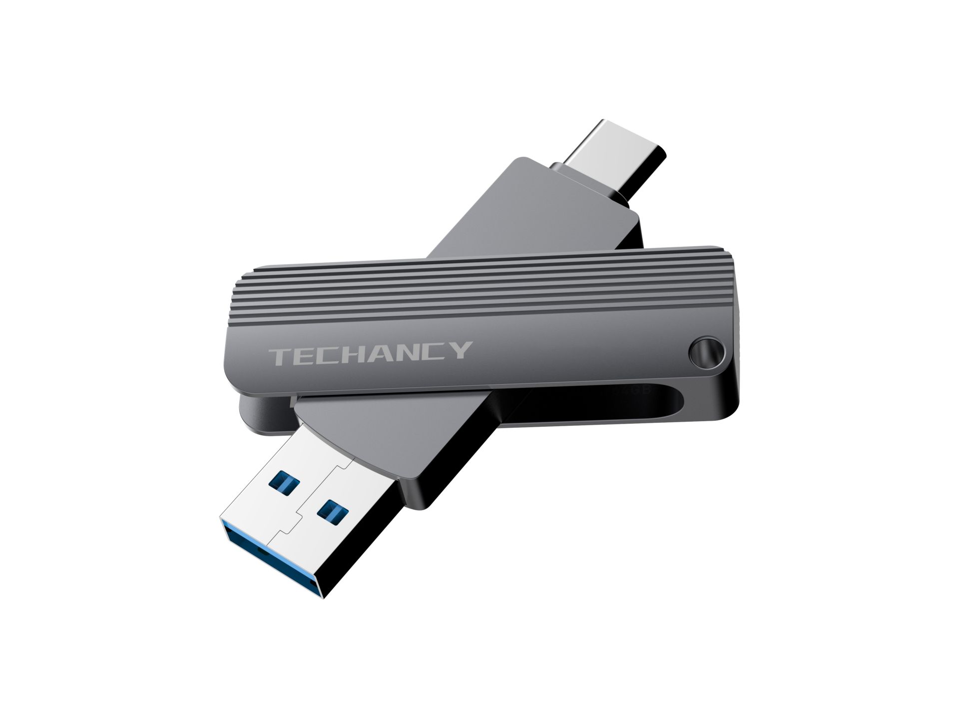 Techancy Flash-Laufwerk 64Gbusb 3.2 Dual Anschl�sse Typ-C und Typ-A