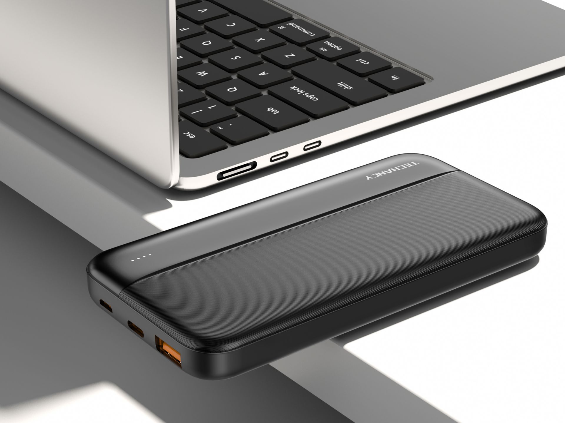 Power Bank 10000Mah Avec Câble Chargeur Rapide Noir Power Bank 10000Mah Avec Câble Chargeur Rapide Noir