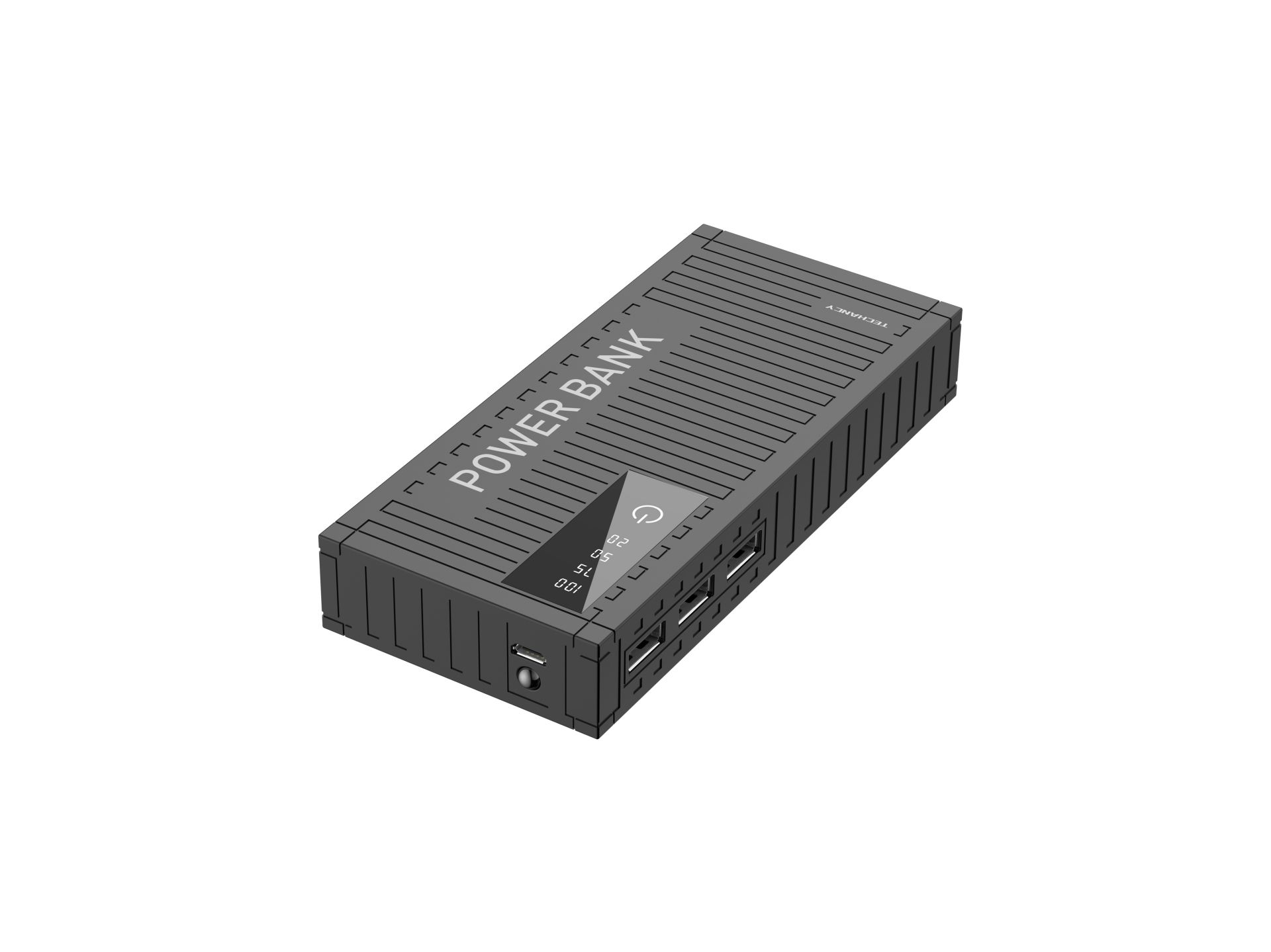 H40 Techancy Power Bank 5000Mah Preto H40 Techancy Power Bank 5000Mah Preto