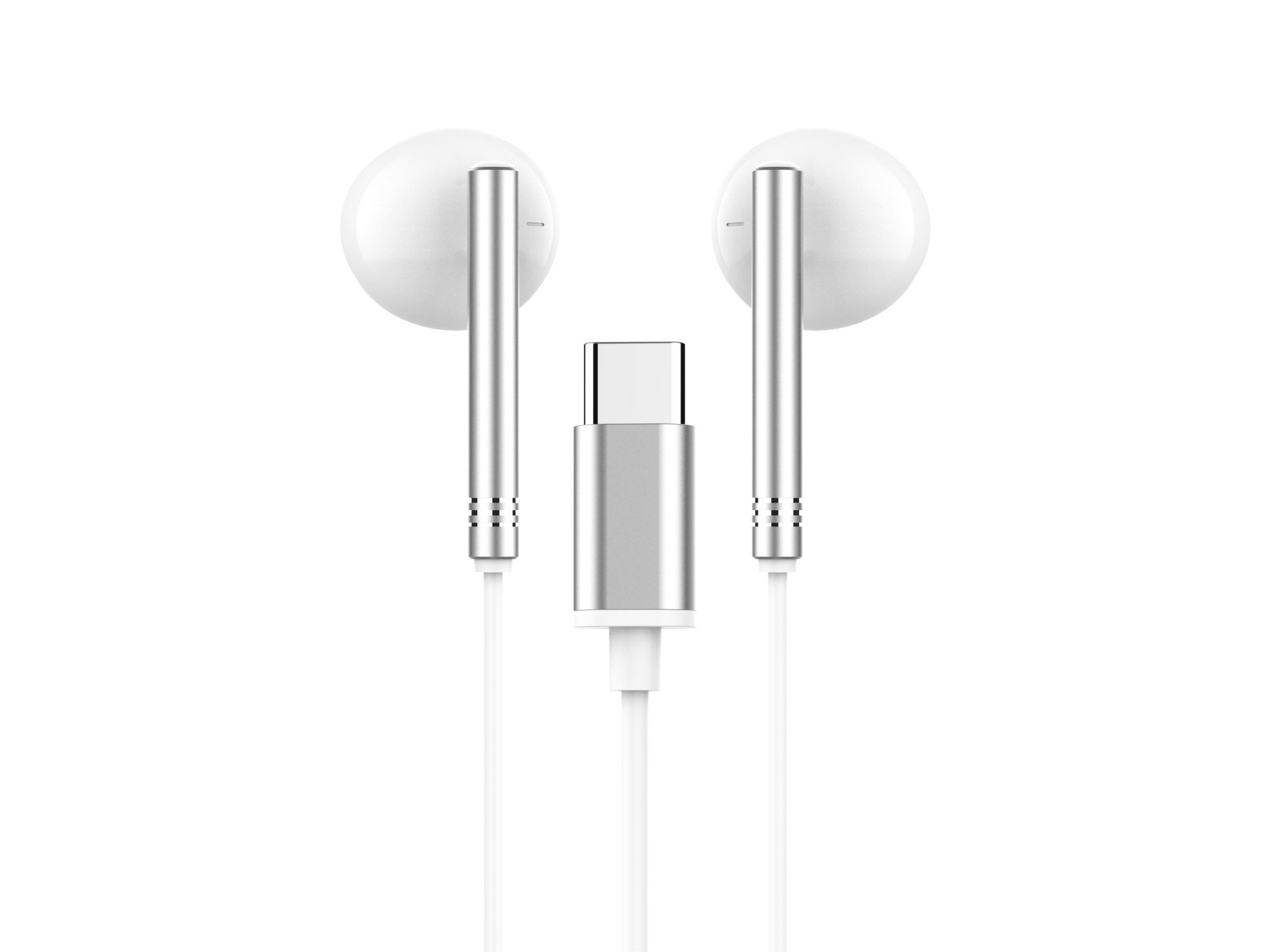 Kopfhörer Typ-C Headset, Kompatibel mit Samsung Huawei Xiaomi usw. Weiß Kopfhörer Typ-C Headset, Kompatibel mit Samsung Huawei Xiaomi usw. Weiß