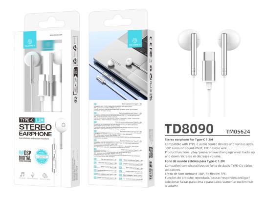 Kopfhörer Typ-C Headset, Kompatibel mit Samsung Huawei Xiaomi usw. Weiß Kopfhörer Typ-C Headset, Kompatibel mit Samsung Huawei Xiaomi usw. Weiß