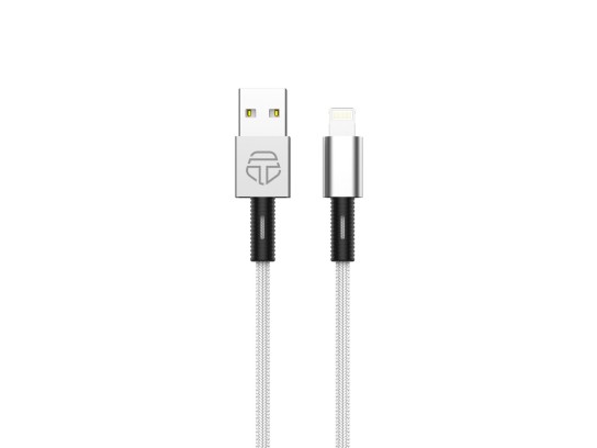 Techancy Lightning Cable de Datos 1.2M Blanco 2.4A