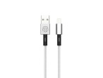 Techancy Cble de donnes Lightning 1.2M Blanc 2.4A