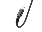 Techancy Lightning Data Cable 1.2M Black 2.4A