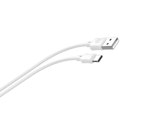 Techancy Pvc Cable de Datos 3M Usb C Blanco 2.4A Techancy Pvc Cable de Datos 3M Usb C Blanco 2.4A