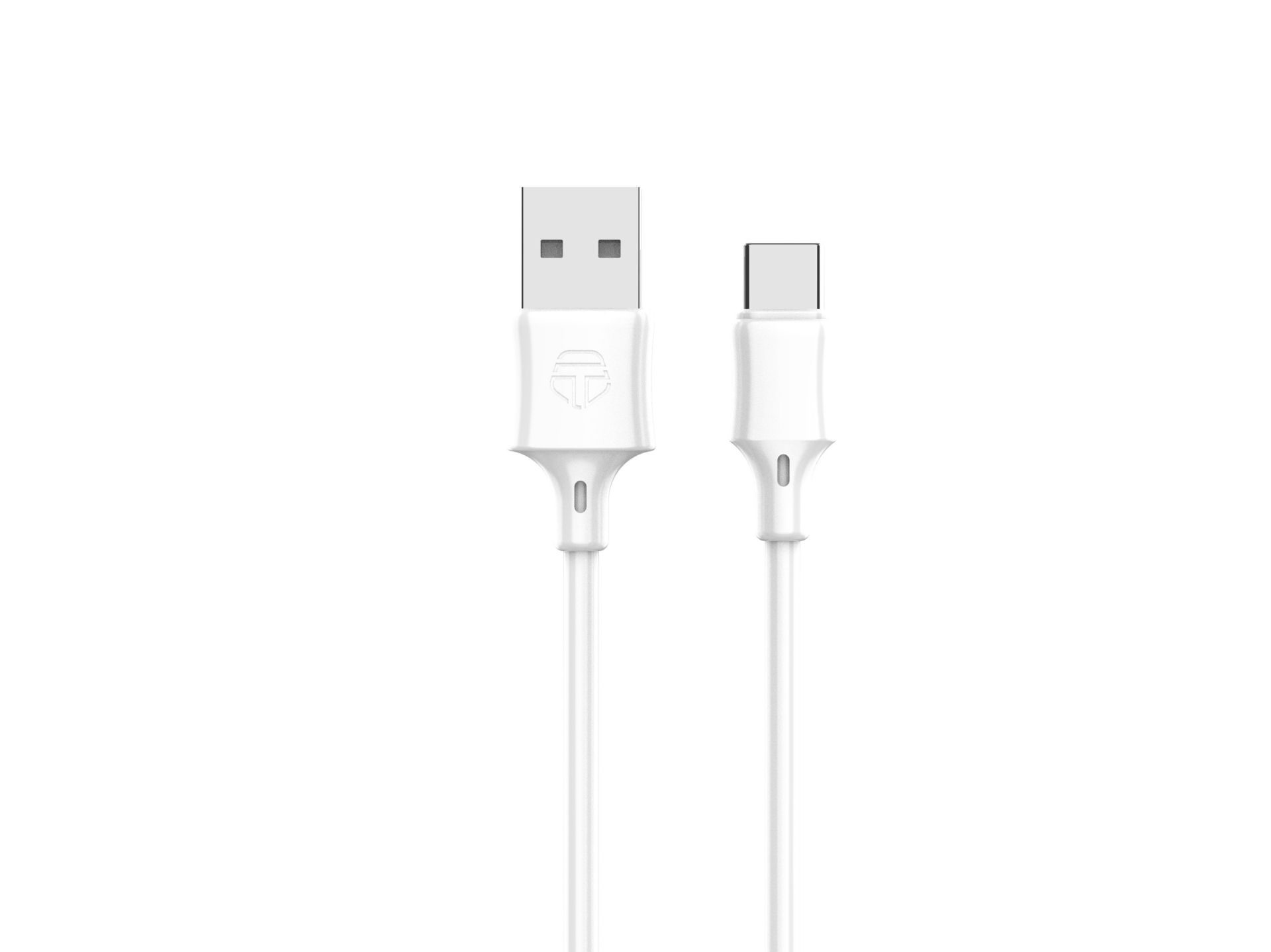 Techancy Pvc Cable de Datos 3M Usb C Blanco 2.4A Techancy Pvc Cable de Datos 3M Usb C Blanco 2.4A