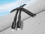 Techancy J27 Pd Flash Charging Cable Usb-C To Usb-C Black 60W 1.5M