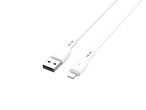 Techancy Lightning  Cable Compatible With Iphone Short 30cm, Fast Charging 2.4A White