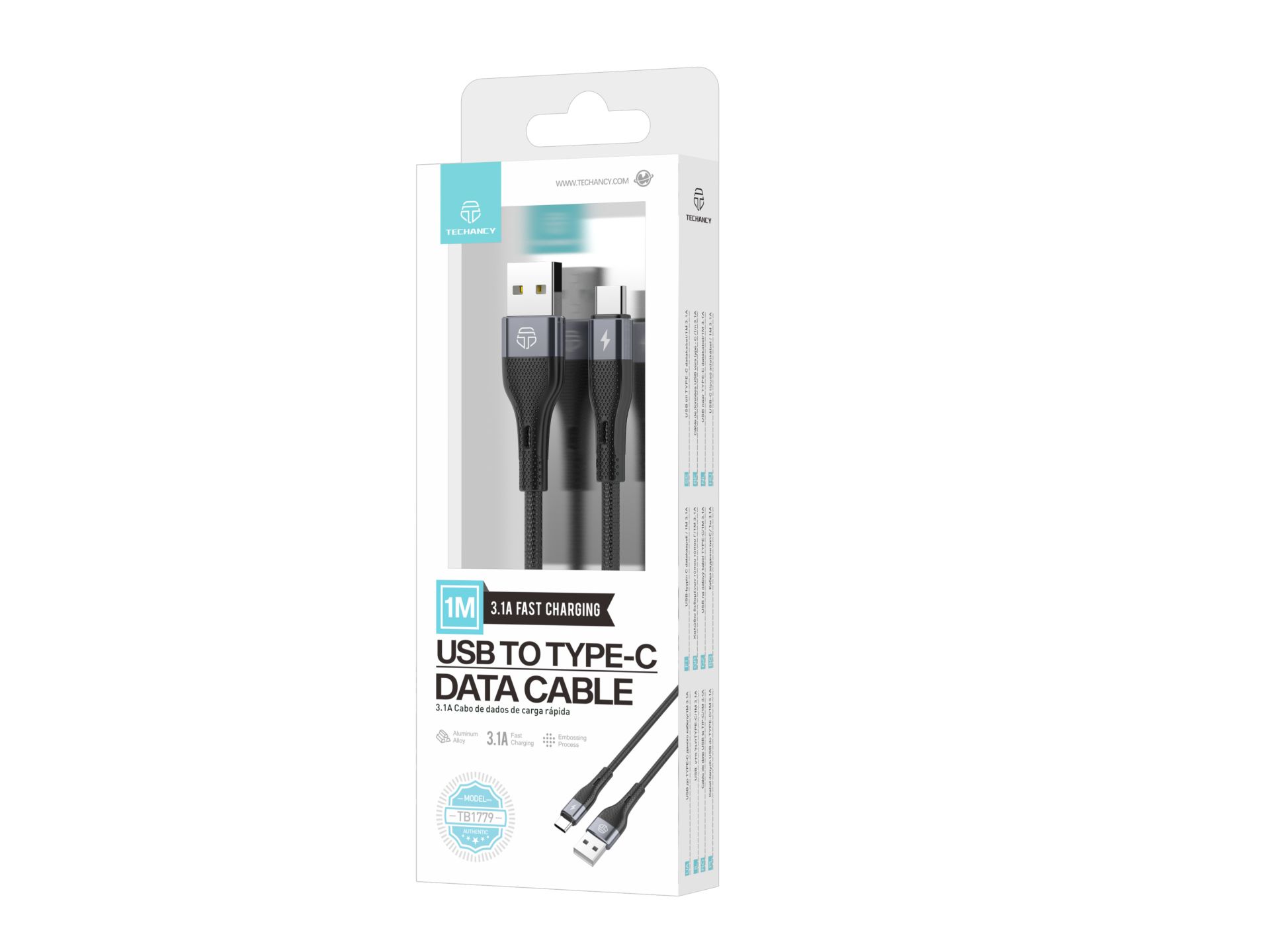 Techancy Usb C Kabel 3A Typ C Usb Kabel, Langlebiges Typ C Schnellladekabel Kompatibel mit Samsung G Techancy Usb C Kabel 3A Typ C Usb Kabel, Langlebiges Typ C Schnellladekabel Kompatibel mit Samsung G