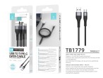 Techancy Usb C Cable 3A Tipo C Usb Cable, Durable Tipo C Cable de carga rpida compatible con Samsun