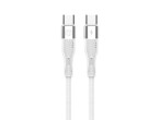 Techancy Usb C To Usb C Cable 60W Pd 3.0, Type C Fast Charging Cable Compatible With Iphone 15 Plus 