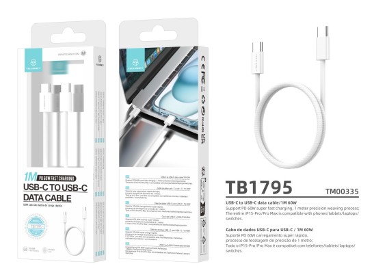 Techancy 60 W Usb C Kabel Pd 3.0 Schnellladung 20V/3A, Usb Typ C Silikon Kabel Kompatibel mit Iphone