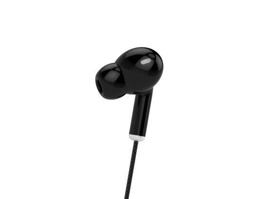 Techancy Headphones Macaron 3Geration 3.5Mm Wire Control 1.2M Black Techancy Headphones Macaron 3Geration 3.5Mm Wire Control 1.2M Black