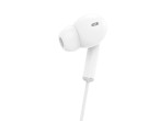 Techancy Casque d'coute Macaron 3Geracao 3.5Mm Wire Control 1.2M White