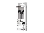 Techancy Casque d'coute Macaron 3Geration 3.5Mm Wire Control 1.2M Noir