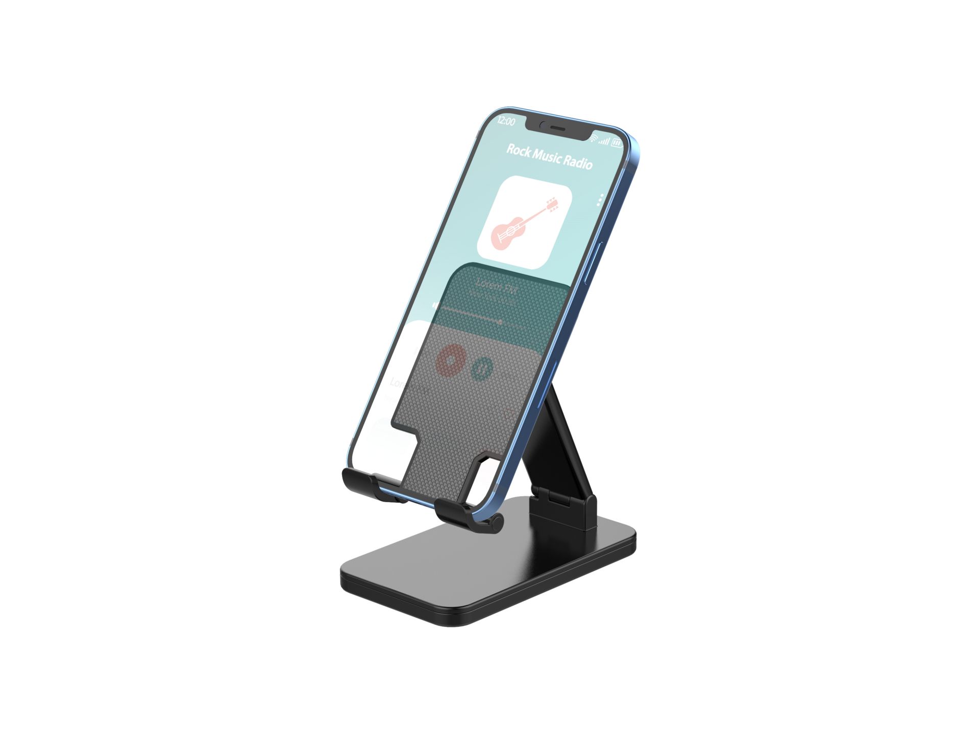 Techancy Klappbarer Tischständer Schwarz Techancy Klappbarer Tischständer Schwarz