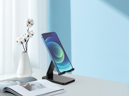 Techancy Klappbarer Tischständer Schwarz Techancy Klappbarer Tischständer Schwarz