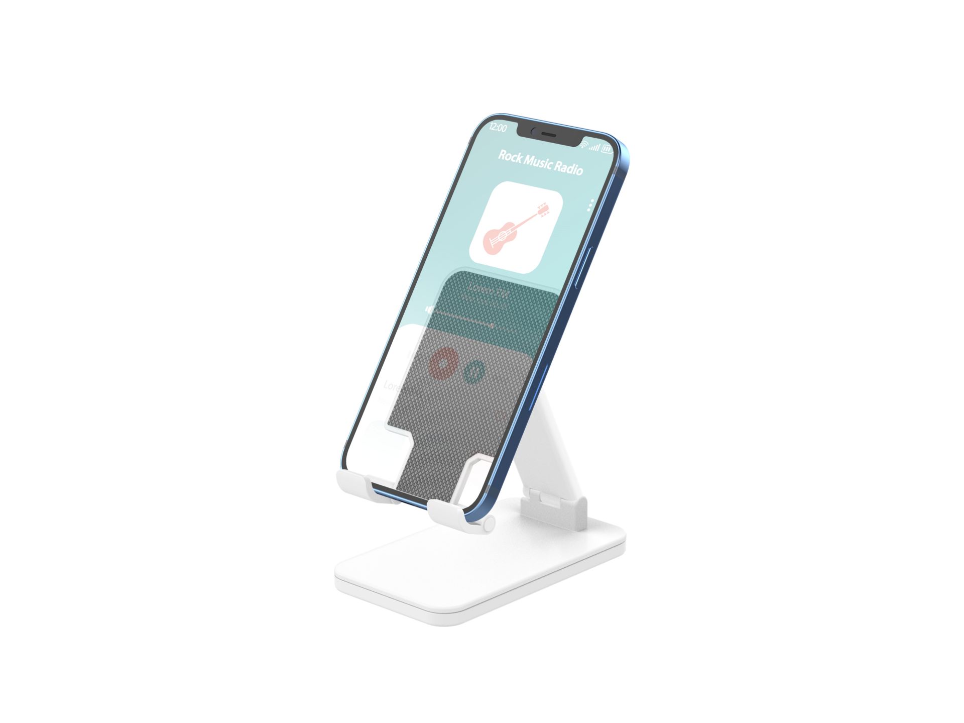 Techancy Support de bureau pliable blanc Techancy Support de bureau pliable blanc