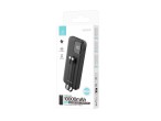 Techancy power bank con cable usb-c y lightning TF2783 negro