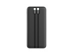 Techancy power bank com cabo usb-c e lightning TF2783 preto