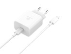 Techancy Chargeur Rapide 33W Usb-C PD ,Avec Cable Usb-C Vers Lightning Blanc