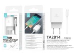 Techancy Chargeur 33W Fast Usb-C PD ,Avec Cable Usb-C Vers Usb-C Blanc