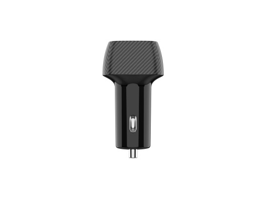 Techancy Caricatore da auto 48W, Usb+Usb-C TC6432 Nero