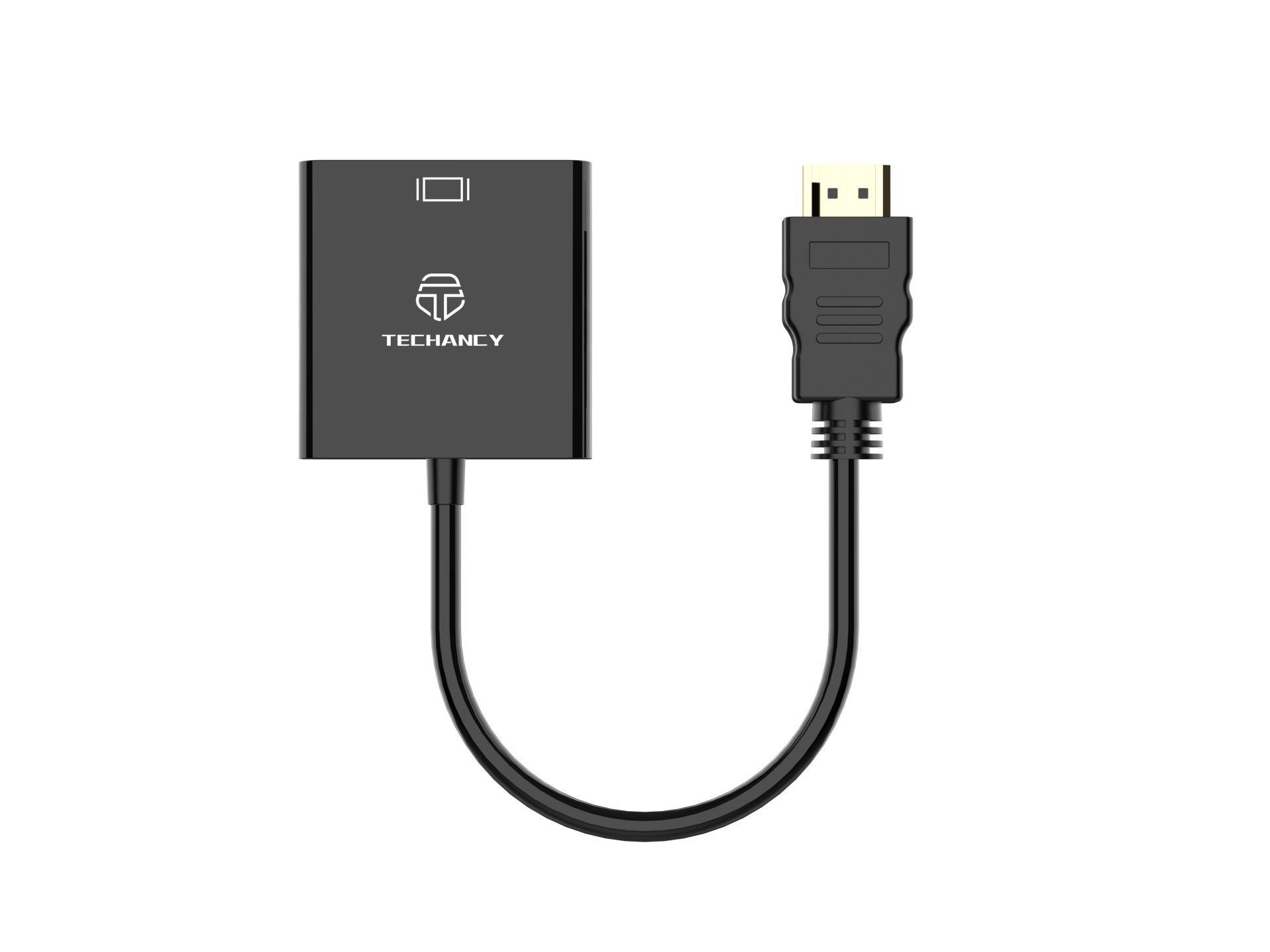 Techancy Cavo di conversione da Hdmi a Vga TL7325 Nero