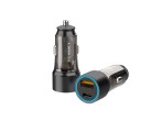 Techancy Car Charger 51W,Usb+Usb-C TC6424 Black