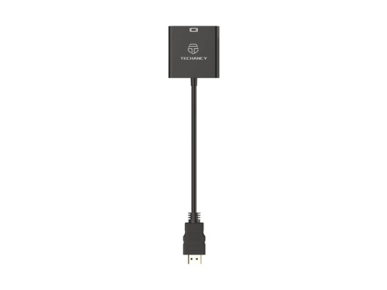 Techancy Cavo di conversione da Hdmi a Vga TL7325 Nero