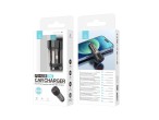 Techancy Car Charger 51W,Usb+Usb-C TC6424 Black