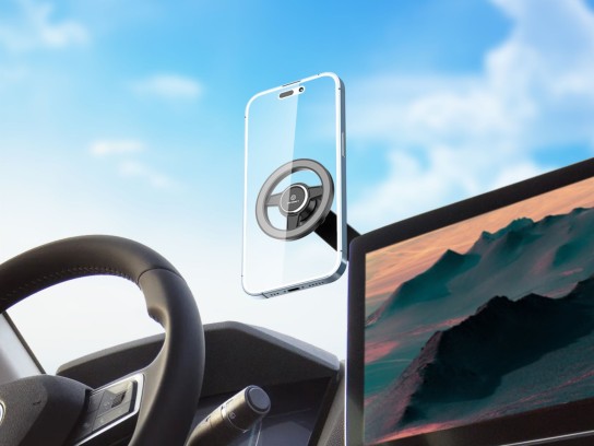 Techancy Car Mobile Phone Holder Magsafe Compatible TI2321 Black Techancy Car Mobile Phone Holder Magsafe Compatible TI2321 Black