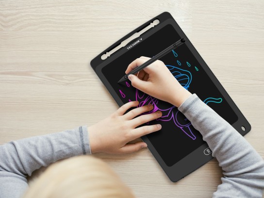 Techancy Tablet Design Core Lcd Schreiben 10 Schwarz TY7902
