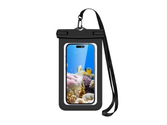 Techancy universal waterproof mobile phone case 7.0 TU7451 black